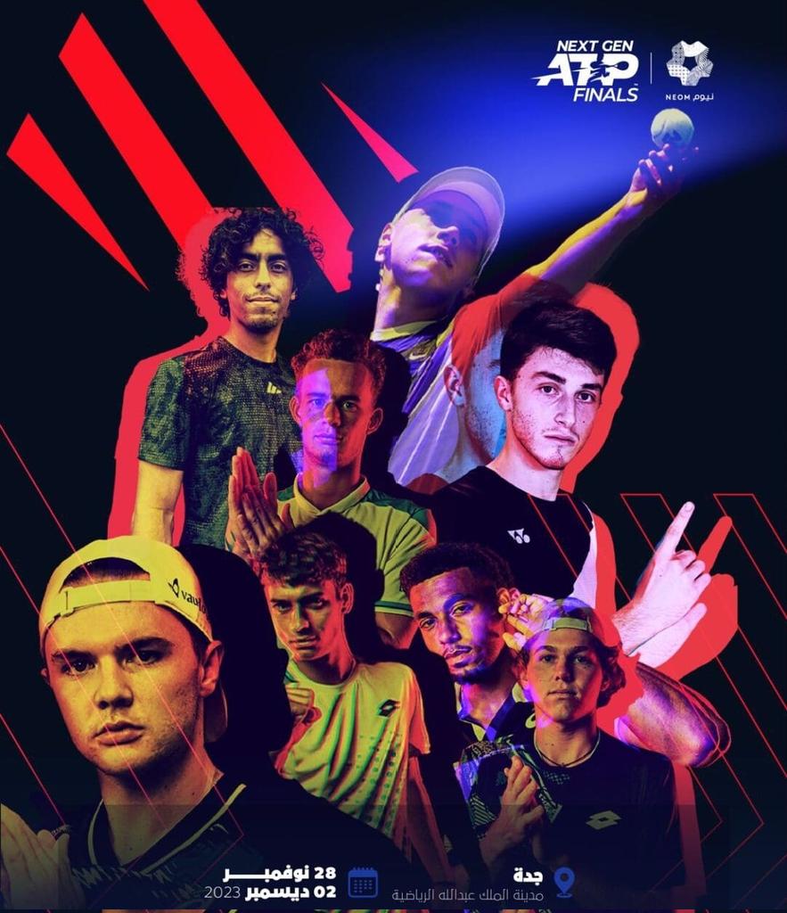 The next generation championship finals of the ATP kick off in Jeddah